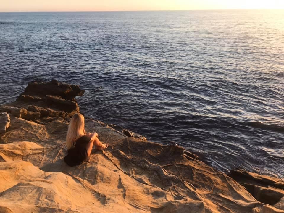 Laguna Beach sunset view from cliffs