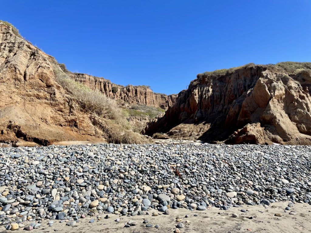 San Onofre Bluffs Campground - Bluff view from beach
