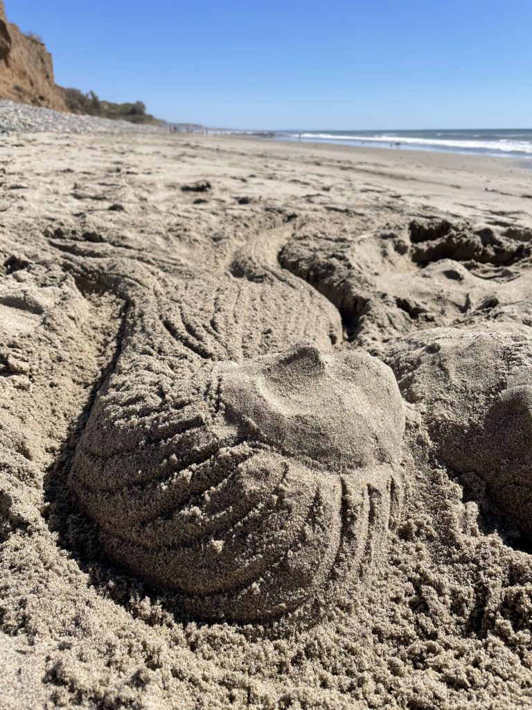Mermaid Sand Sculpture