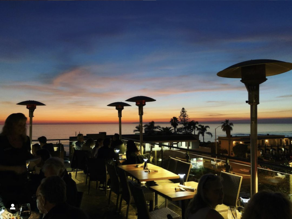 Rooftop view at Mozambique OC in Laguna Beach