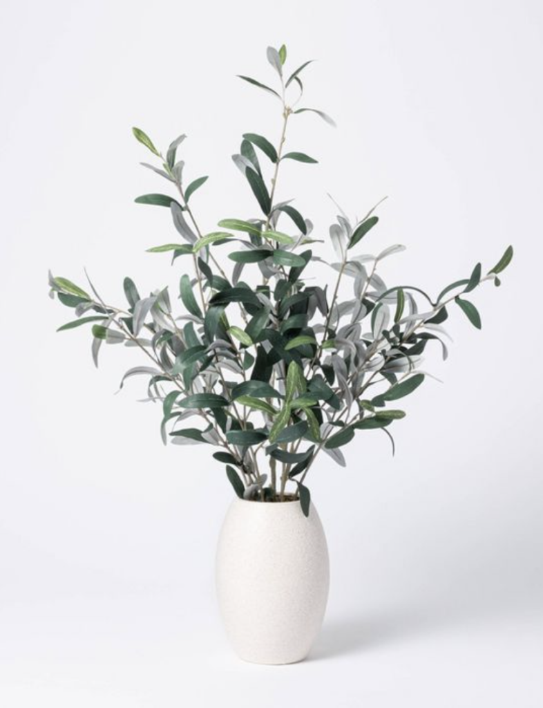 Studio McGee 30" x 24" Artificial Olive Plant Arrangement in Pot